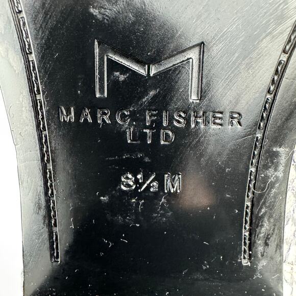 MARC FISHER VIVICA LEATHER POINTED TOE ANKLE BOOTS IN SNAKE PRINT NWOB SIZE 8.5M - Picture 10 of 13